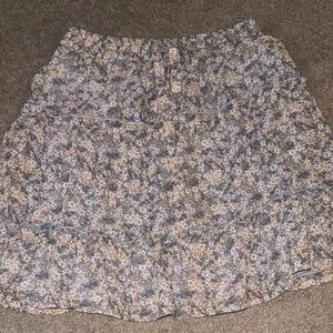 Sienna Sky Floral Mini Skirt - Multicolor